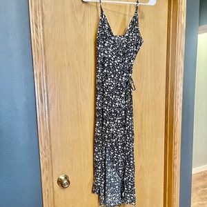 Cupshe Lara Lace Up Ditsy Slip A-shape Dress